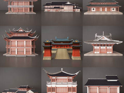 Chinese ancient architectural appearance