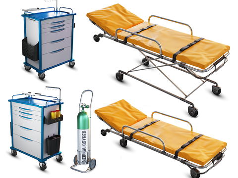 Hospital Stretcher Oxygen Cylinder