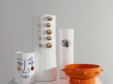 Modern Ceramic Vase Utensils