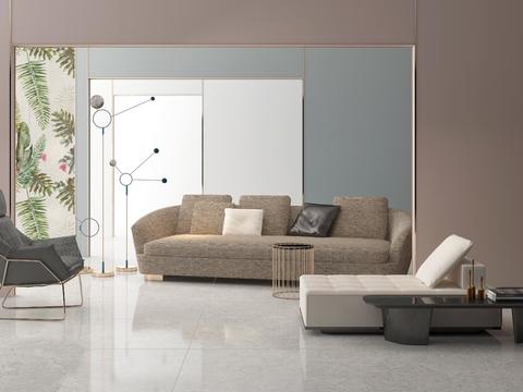 Modern leisure sofa combination