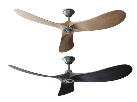 Modern wooden fan