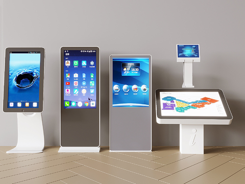 Smart display touch all-in-one machine Ticket machine