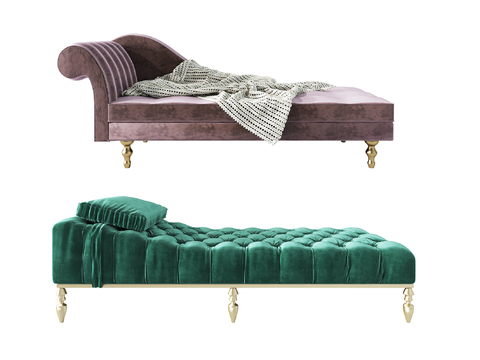 Jane's velvet chaise