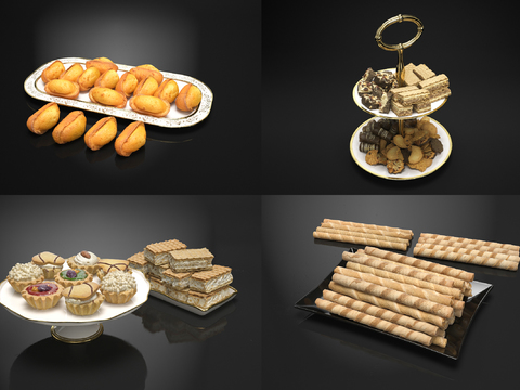 Modern cake biscuit food