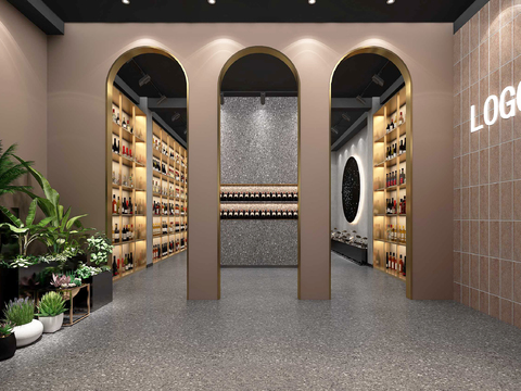 Modern Winery Foreign Wine Shop Free