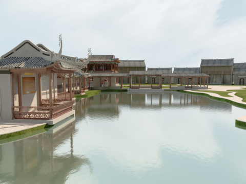 Chinese ancient courtyard free