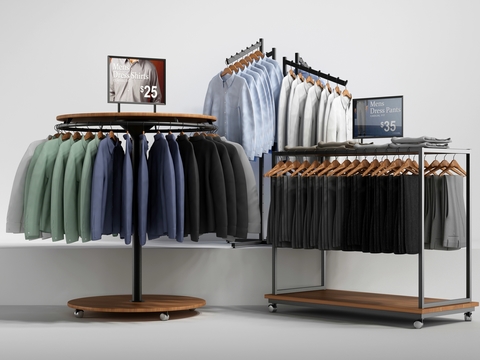 Modern Clothing Shelf