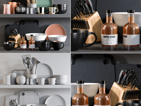 Modern Kitchen Kitchenware Tableware Combination