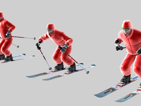 Modern Ski Characters