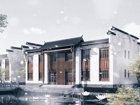 Architectural Appearance of Chinese Homestay Inn