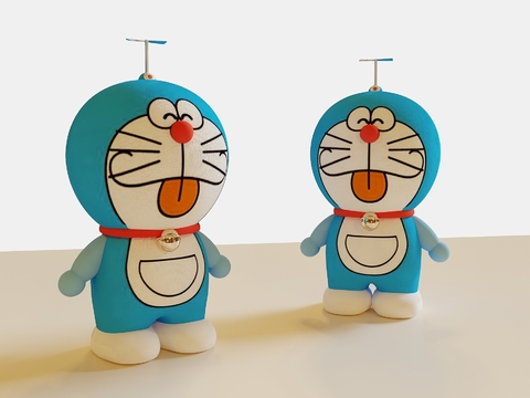 Doraemon play cartoon ornaments