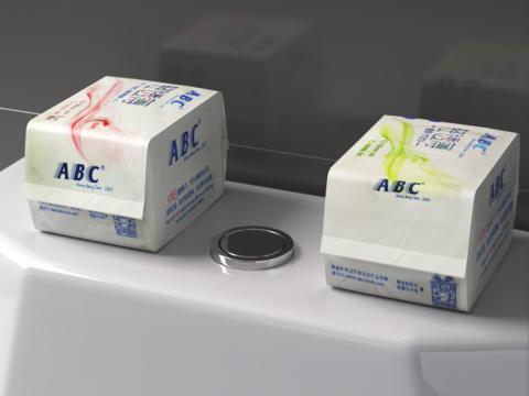 Modern ABC sanitary napkin