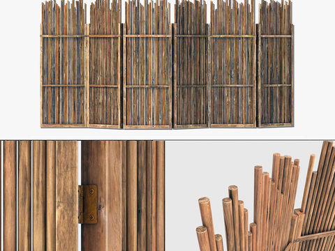 Natural wind fence fence screen