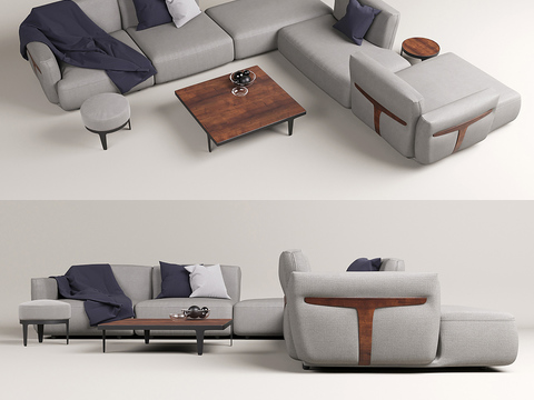 FLEXFORM multi-person sofa corner sofa