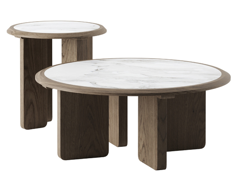 Roche Bobois modern solid wood coffee table