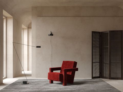 Cassina red chair Lounge Chair