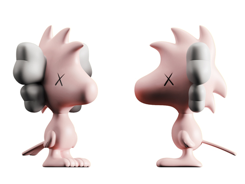 Modern Pink KAWS Toy