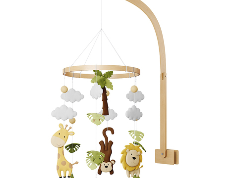 Modern children's cartoon wind chime ornaments