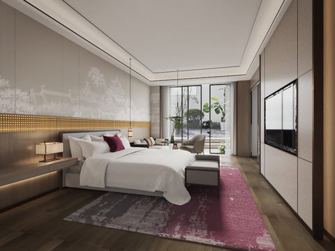 New Chinese Hotel Rooms