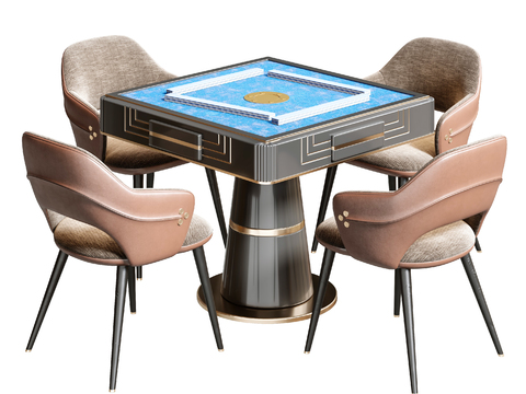 Mahjong tables and chairs