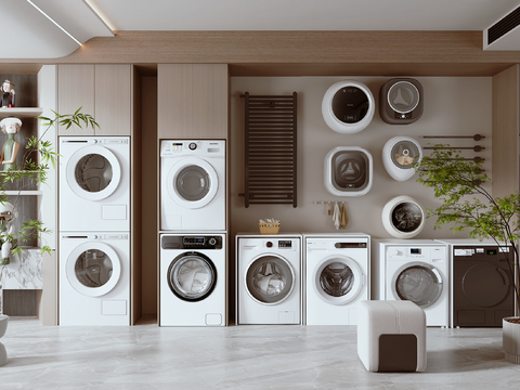 Wall-mounted washing machine Drum washing machine