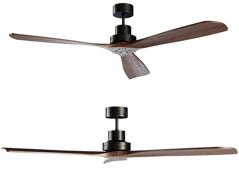 Nordic Solid Wood Ceiling Fan