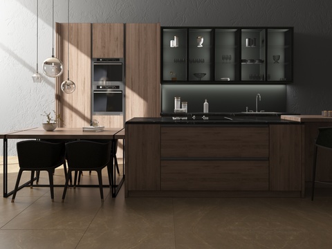 modern kitchen cabinet