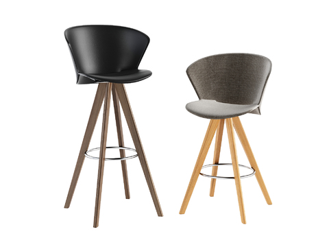 Calligaris modern fabric bar chair