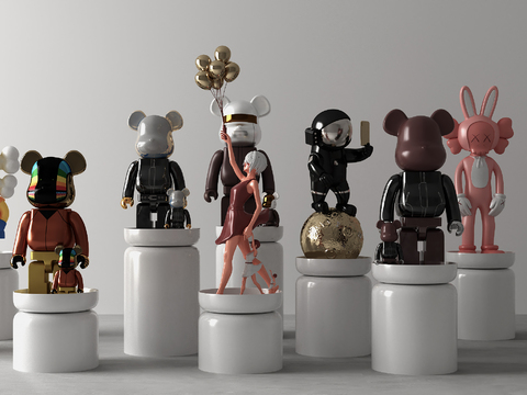 Modern kaws violent bear Art Toy