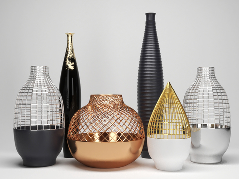 Modern vase ornaments