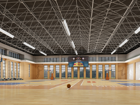 modern basketball hall