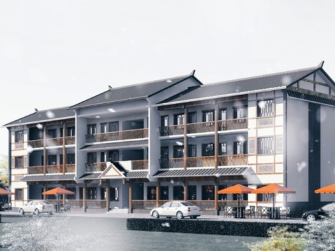 Chinese Homestay Building Appearance