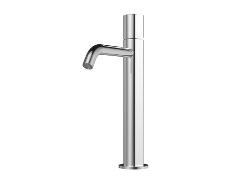 Modern stainless steel basin faucet