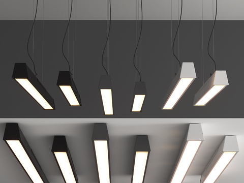 modern led bar office chandelier ceiling light