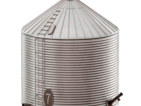 Industrial equipment water tower oil tank