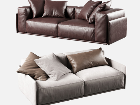 Minotti modern double sofa