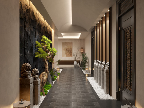 Clubhouse Corridor Averway