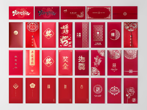 New Year red envelope wedding red envelope