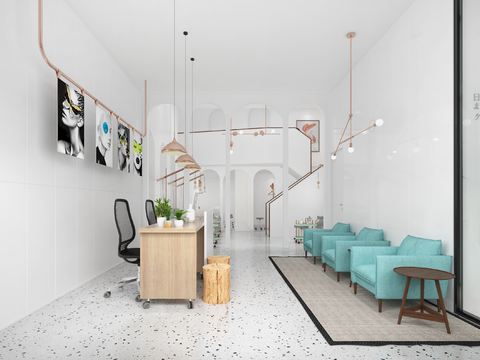 Modern Affordable Luxury Style Nail Shop