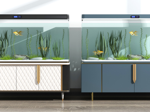 Modern Smart Landscape Fish Tank Aquarium