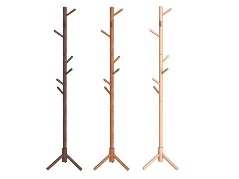 Nordic Log Coat Rack