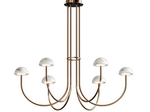 FLOS Affordable Luxury Style Multi-Head Chandelier