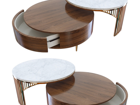 Modern round mother and child coffee table free