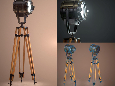 Modern metal stage projection lamp