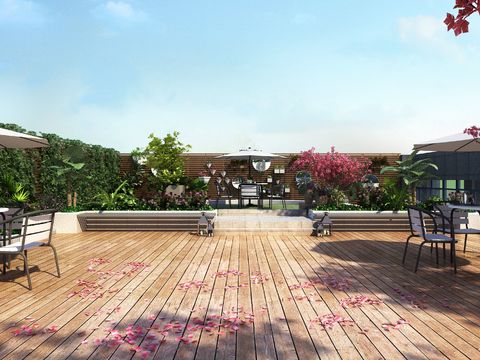 Modern Roof Garden Terrace