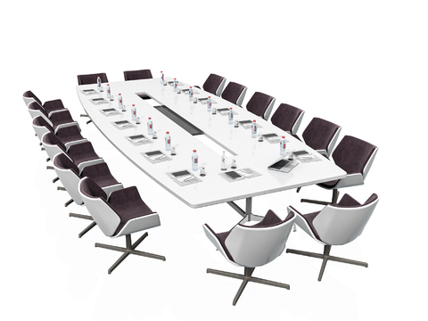 Modern Conference Table and Chair