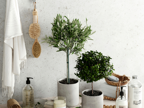 Nordic Green Plant Potted Washing Products