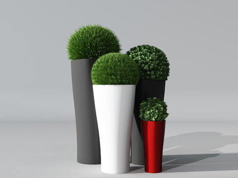 Modern Green Plant Potted Free