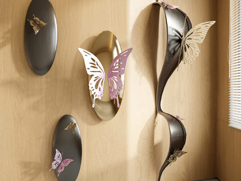 Butterfly wall ornaments