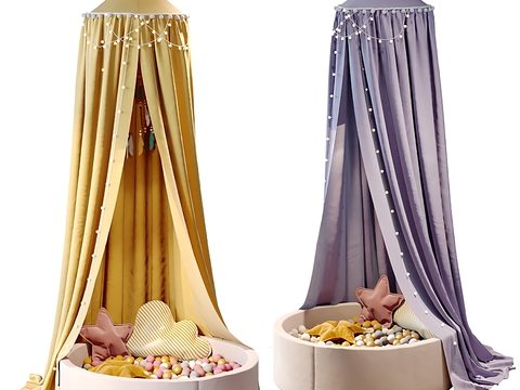 Modern children tent toy ocean ball